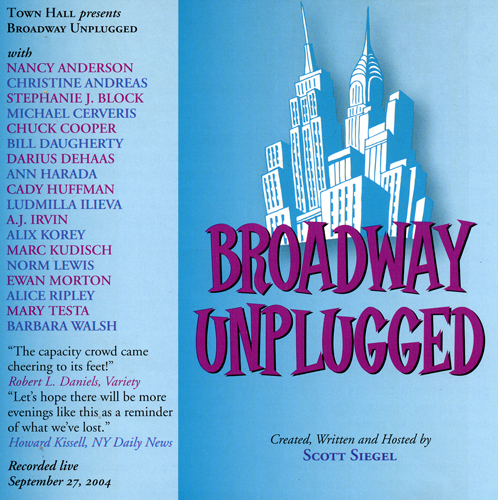 Barbara Walsh - Broadway Unplugged - Falsettos - Holding To The Ground